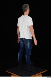  Lutro blue jeans casual dressed standing white t shirt whole body 0006.jpg